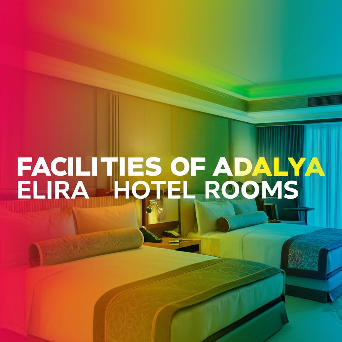 امکانات اتاق های هتل آدالیا الیت لارا Adalya Elite Lara Hotel