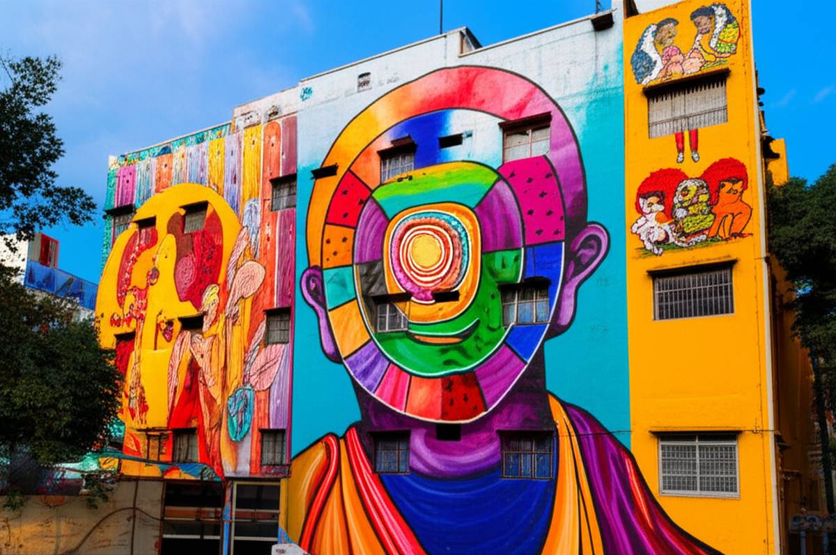 Lodhi Art District دهلی | راهنمای کامل بازدید و تجربه هنر خیابانی