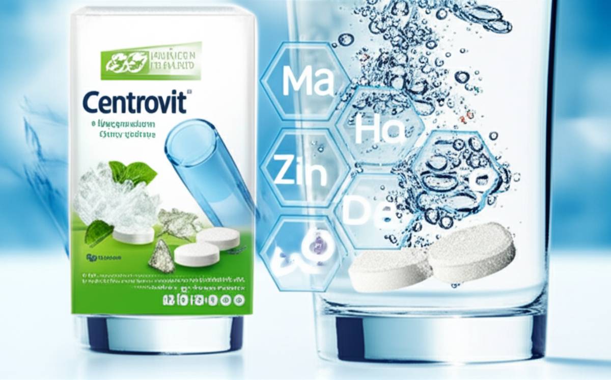 داروخانه نقد و بررسی قرص جوشان سنتروویت (کلسیم، منیزیم، زینک D3)