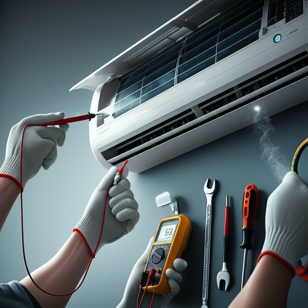 تعمیر فوری کولر گازی جنرال | راهنمای اضطراری و خدمات در محل