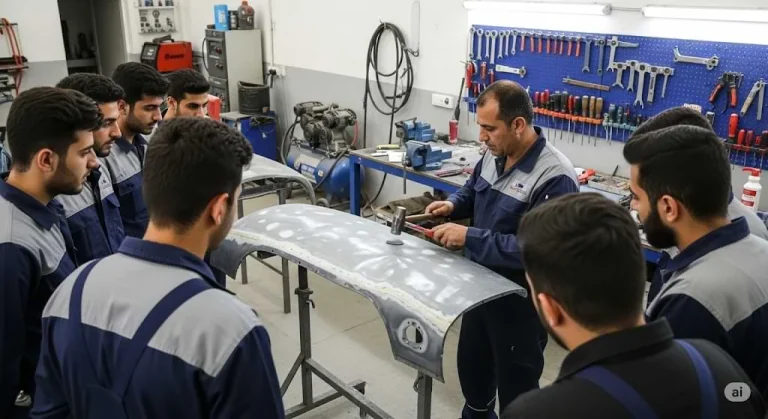 کلاس آموزش لیسه گیری خودرو (آموزشگاه گلکسی توربو)