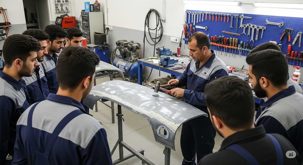 کلاس آموزش لیسه گیری خودرو (آموزشگاه گلکسی توربو)