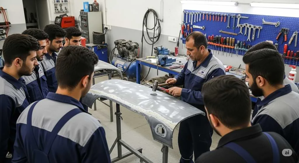 کلاس آموزش لیسه گیری خودرو (آموزشگاه گلکسی توربو)