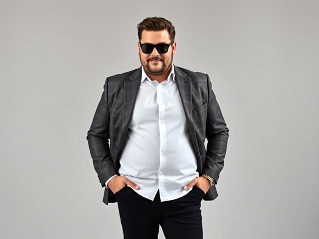 چطور لباس سایز بزرگ مردانه انتخاب کنیم که لاغرتر دیده شویم؟