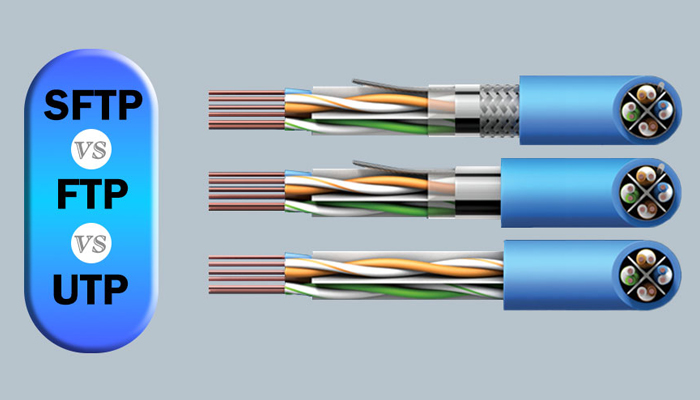 کابل FTP بهتر است یا کابل SFTP؟ بررسی تفاوت‌ها و مقایسه با UTP